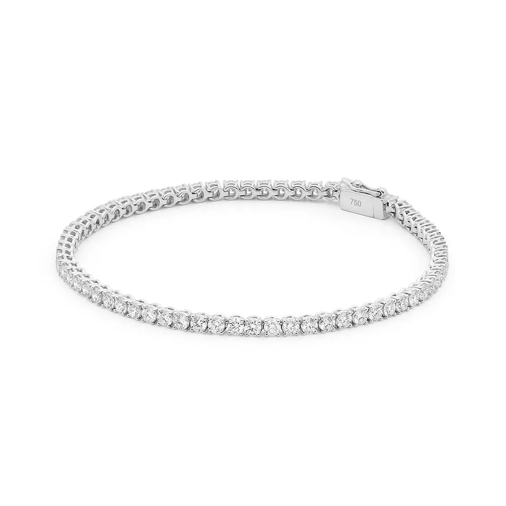 1.00ct Claw Set Diamond Tennis Bracelet