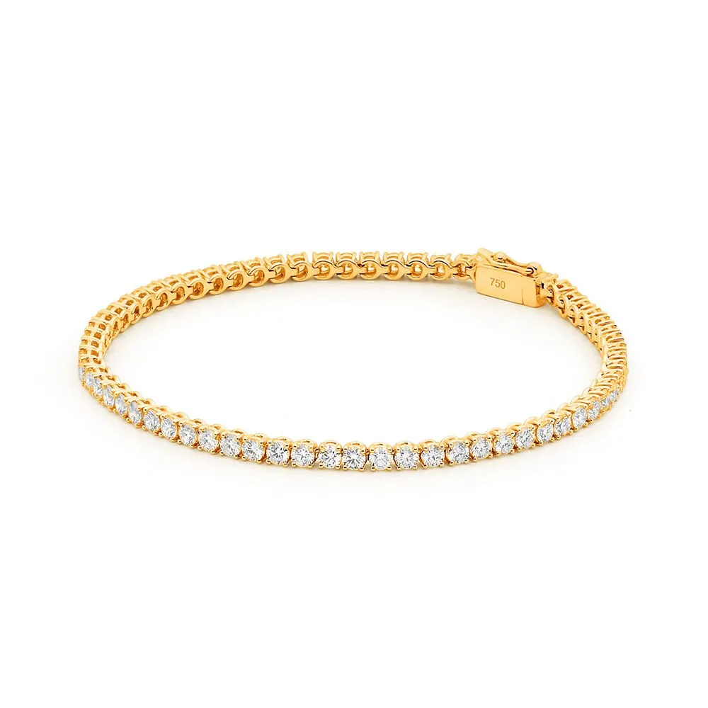 1.00ct Claw Set Diamond Tennis Bracelet