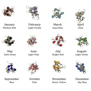 12 Birthstone Charms Wholesale Bundle