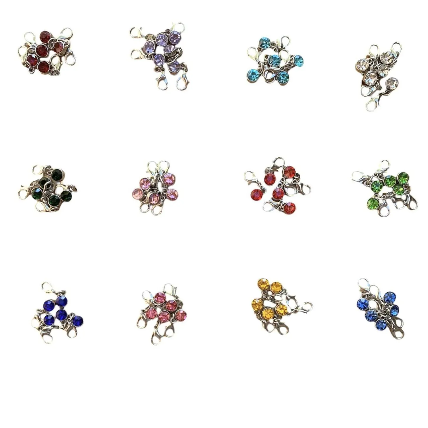 12 Birthstone Charms Wholesale Bundle