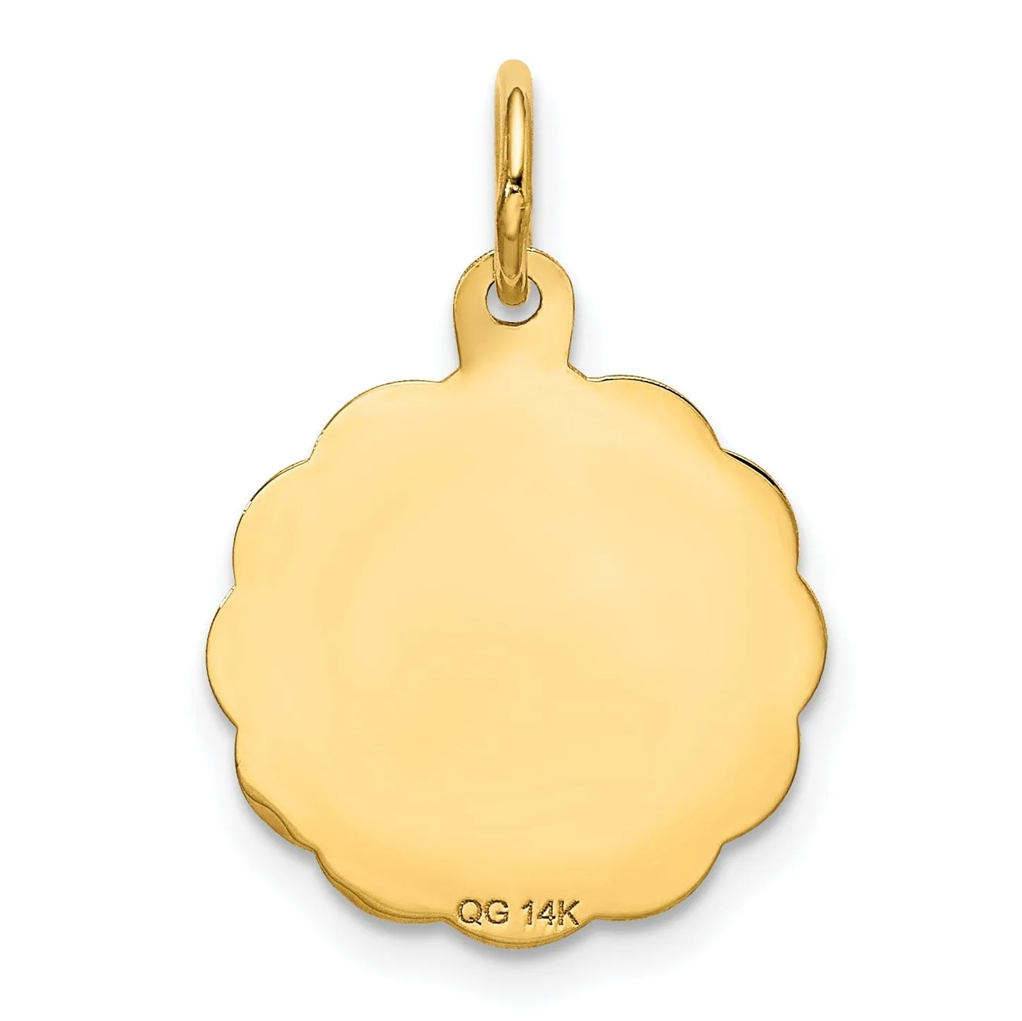 14k Yellow Gold Happy 20th Anniversary Charm