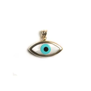 14kt Evil Eye Pendant