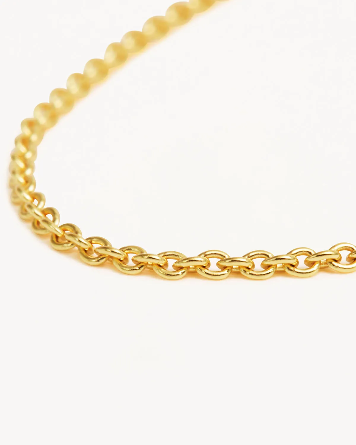 18k Gold Vermeil 18" Fine Rolo Chain Necklace