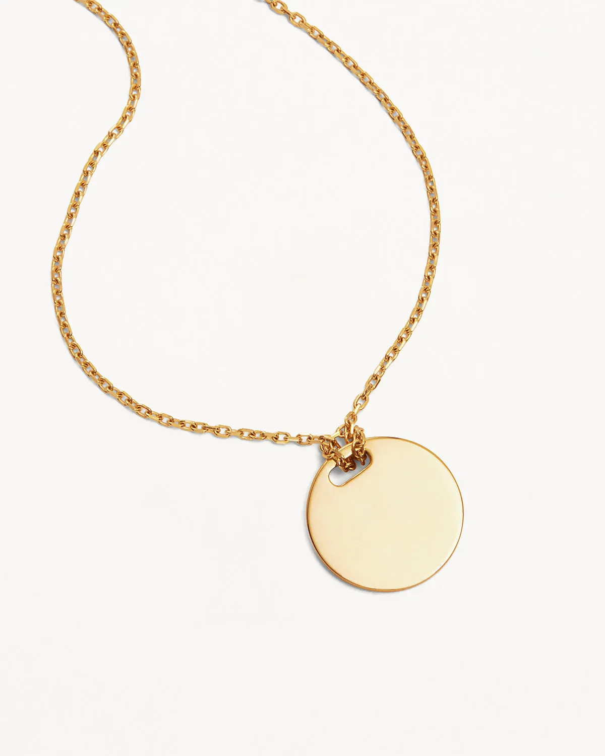 18k Gold Vermeil Forever and Always Engravable Small Necklace