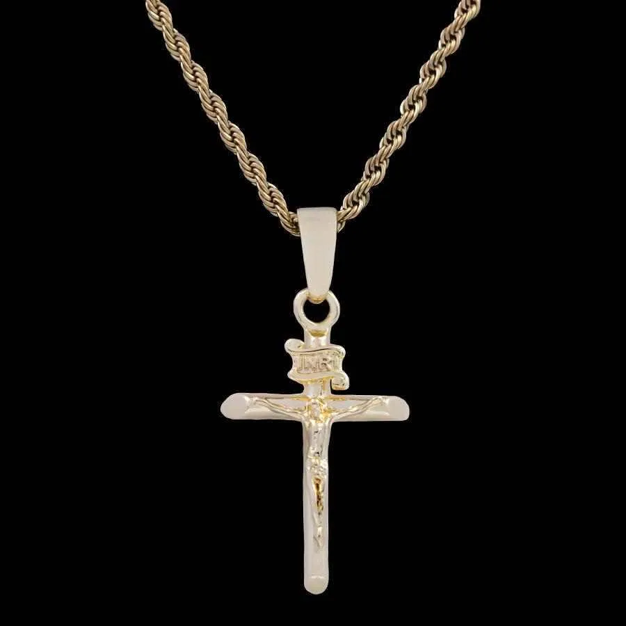 18k Vermeil Crucifix