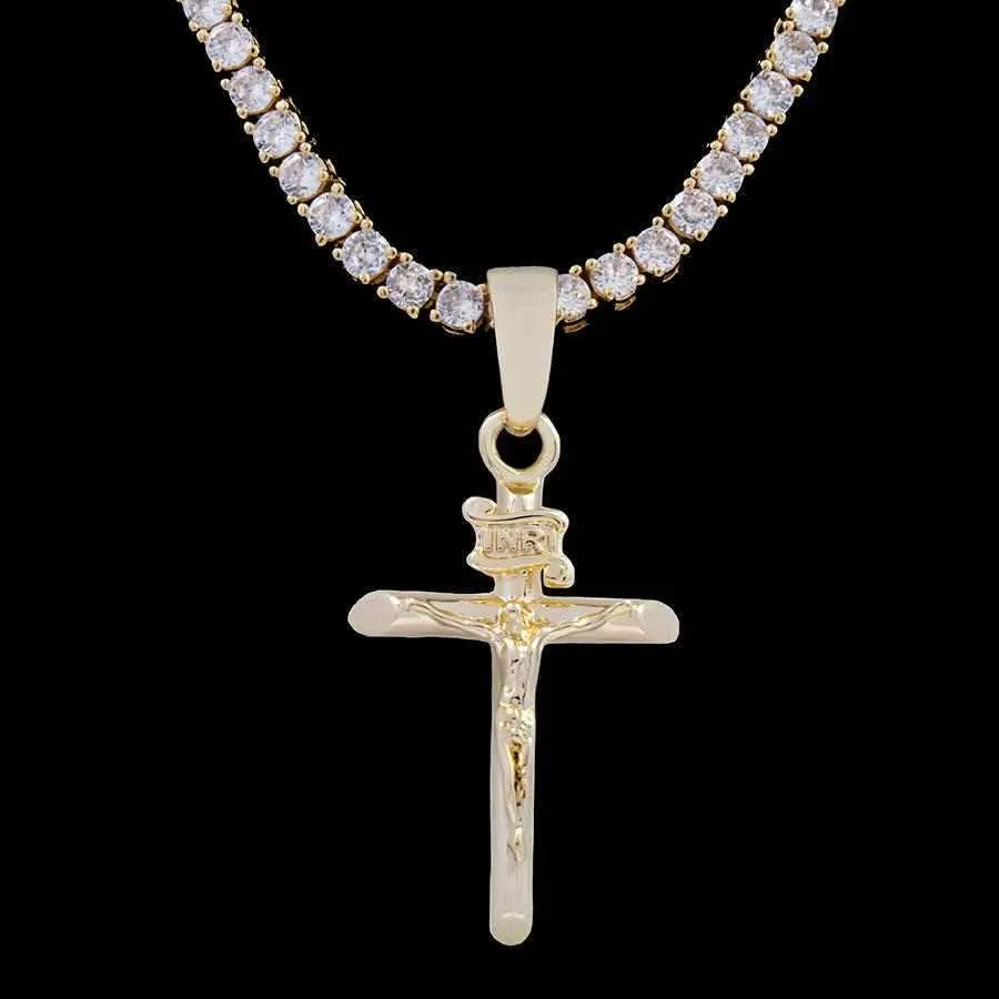 18k Vermeil Crucifix