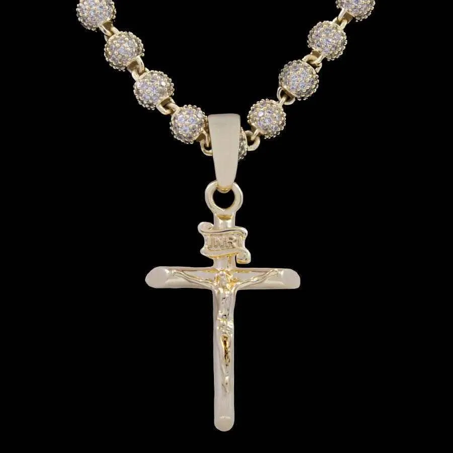 18k Vermeil Crucifix