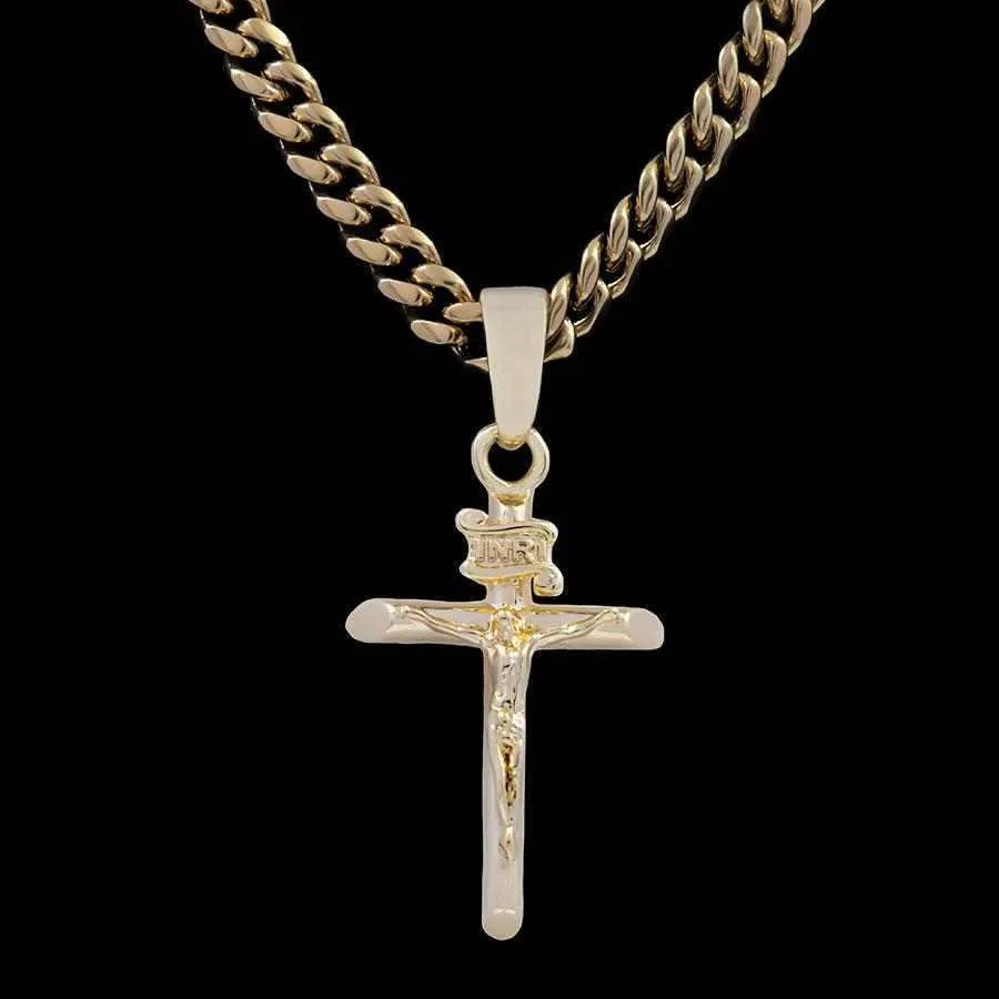 18k Vermeil Crucifix