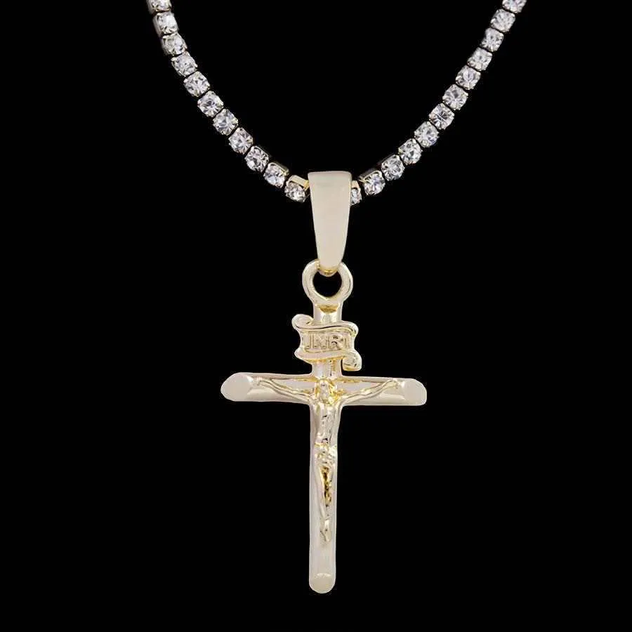 18k Vermeil Crucifix