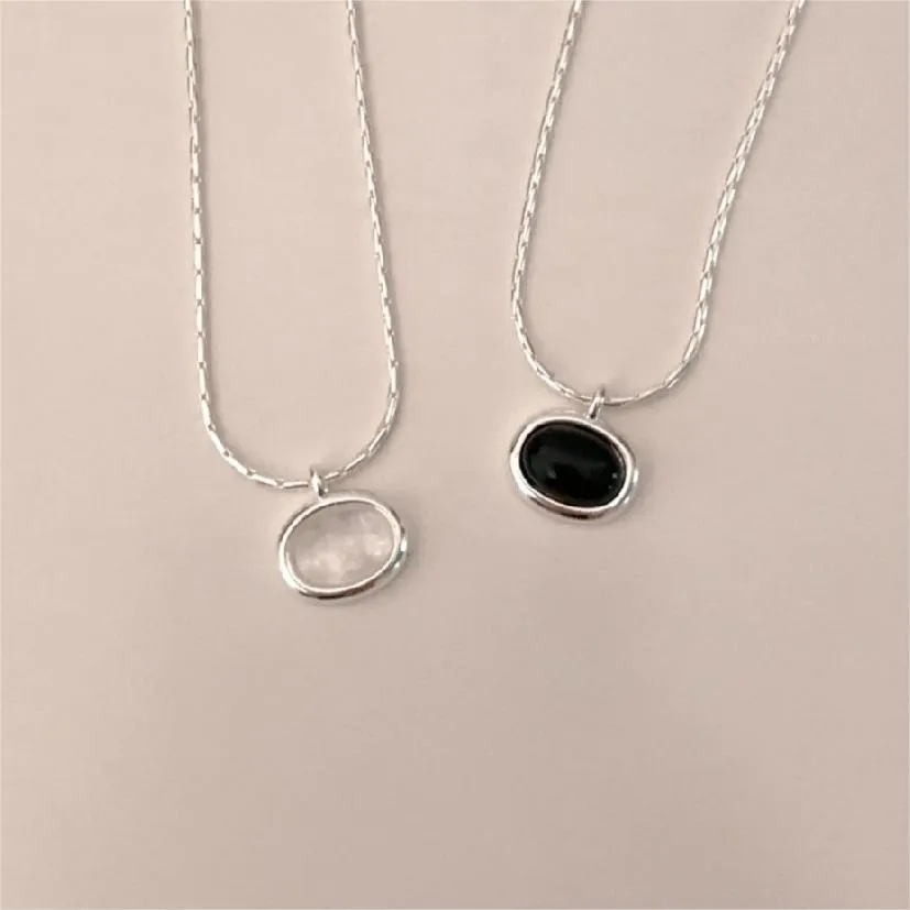 925 Sterling Silver Casual Rainbow Silver Necklaces