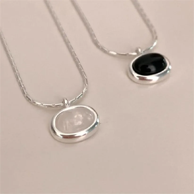 925 Sterling Silver Casual Rainbow Silver Necklaces