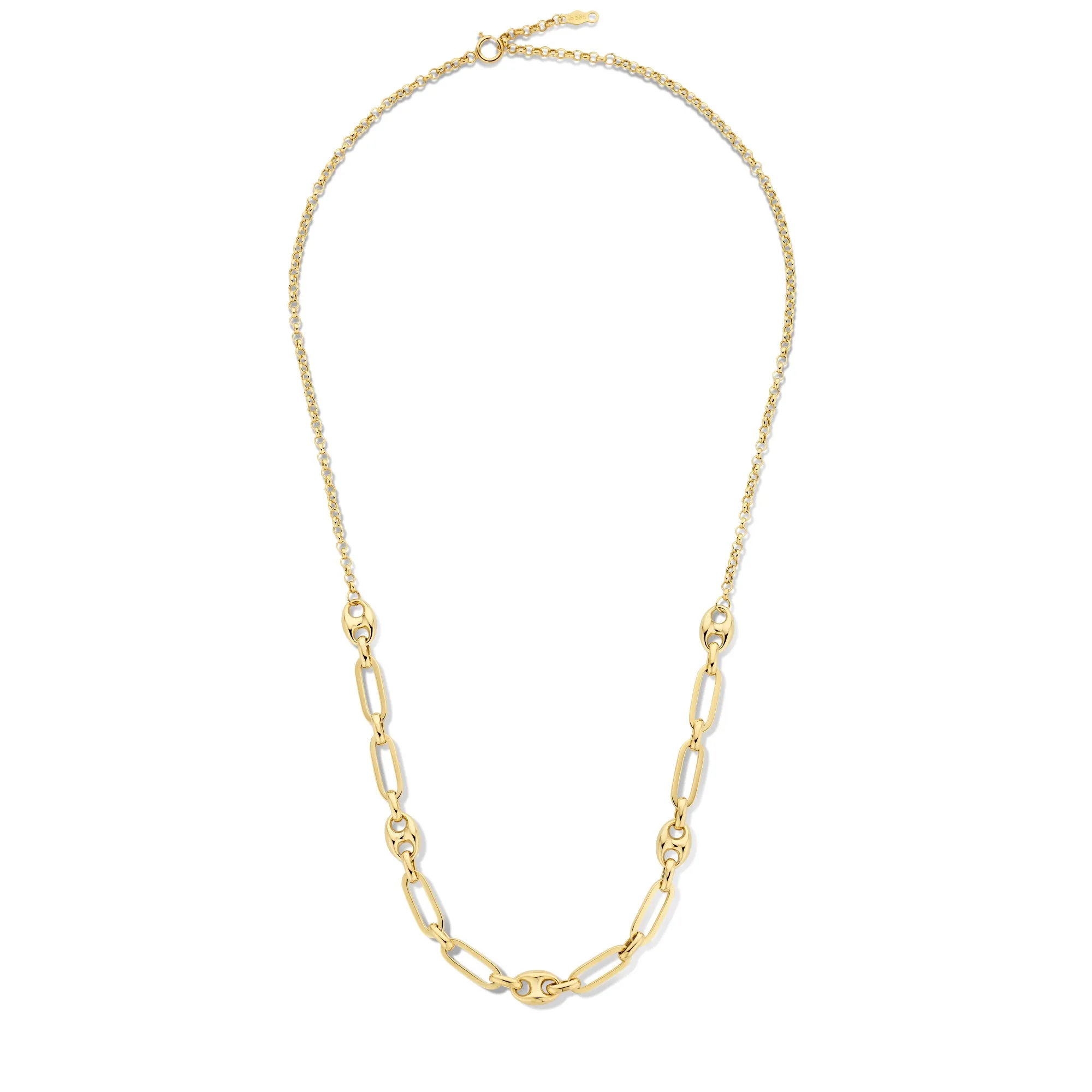 Aidee Demie 14 karat gold necklace with chains