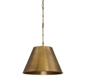 Alden 1 Light Warm Brass Pendant