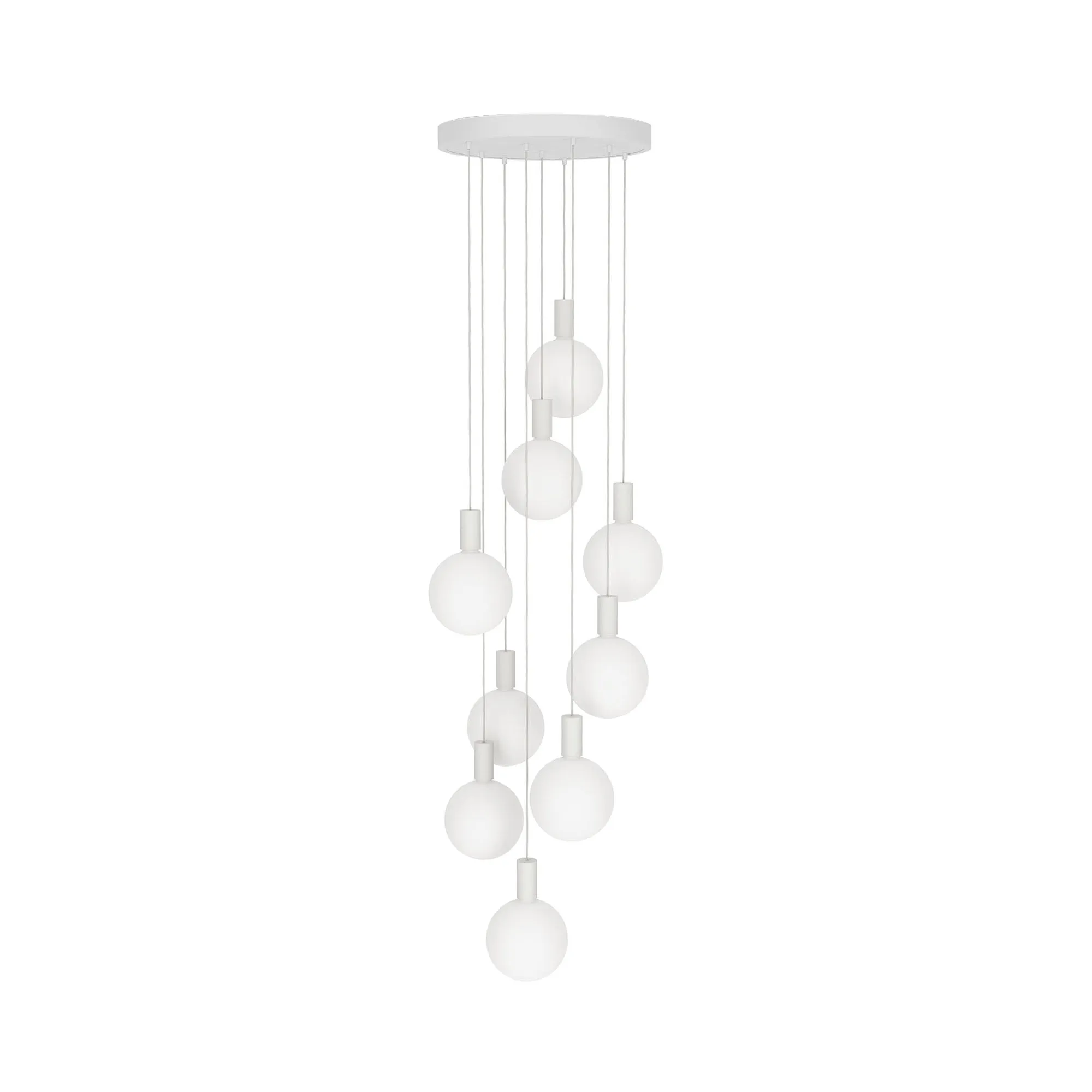 Alumina Nine Pendant with Sphere V Bulb