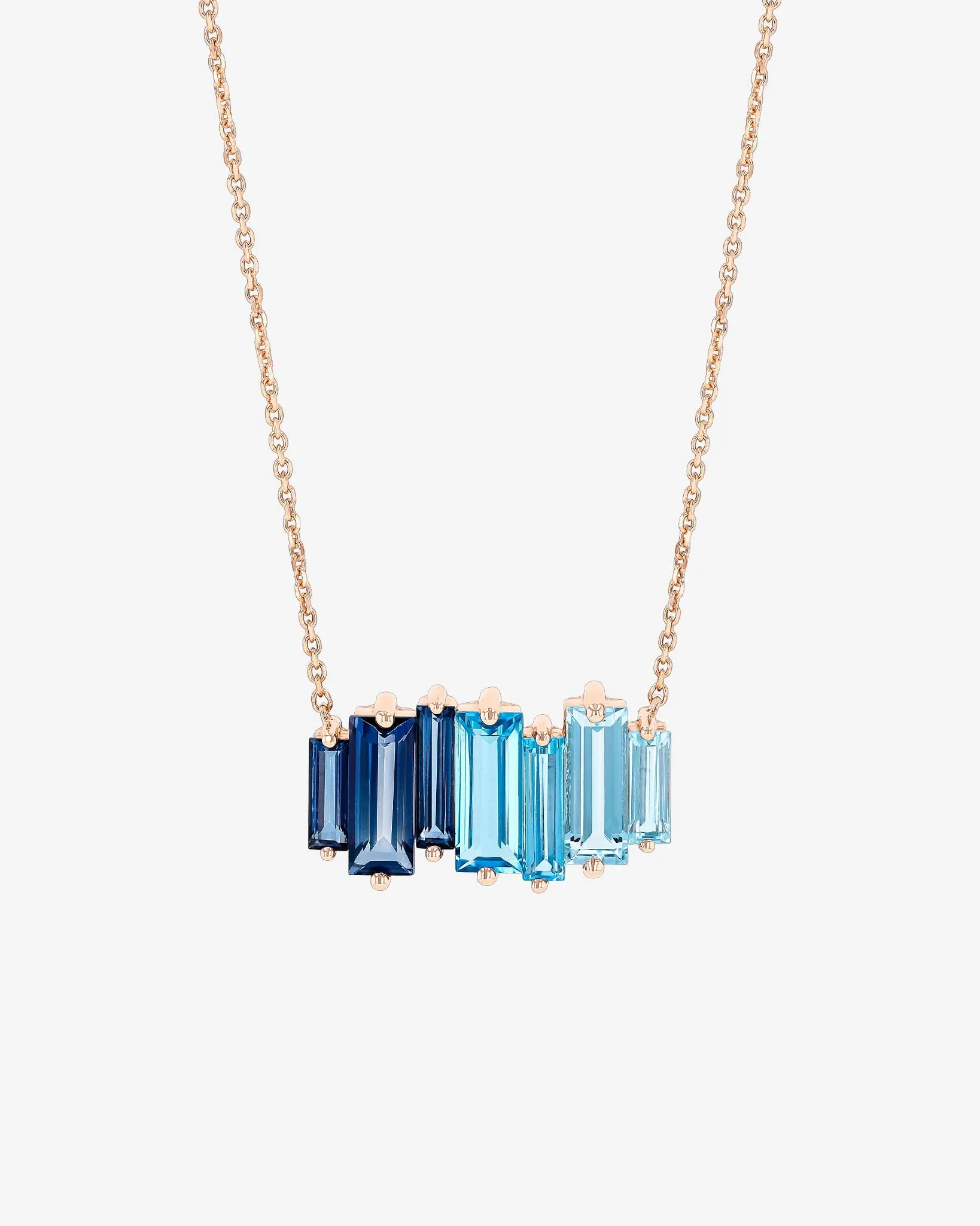 Amalfi Reborn Blue Ombre Stacker Pendant