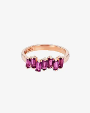 Amalfi Rhodolite Half Band