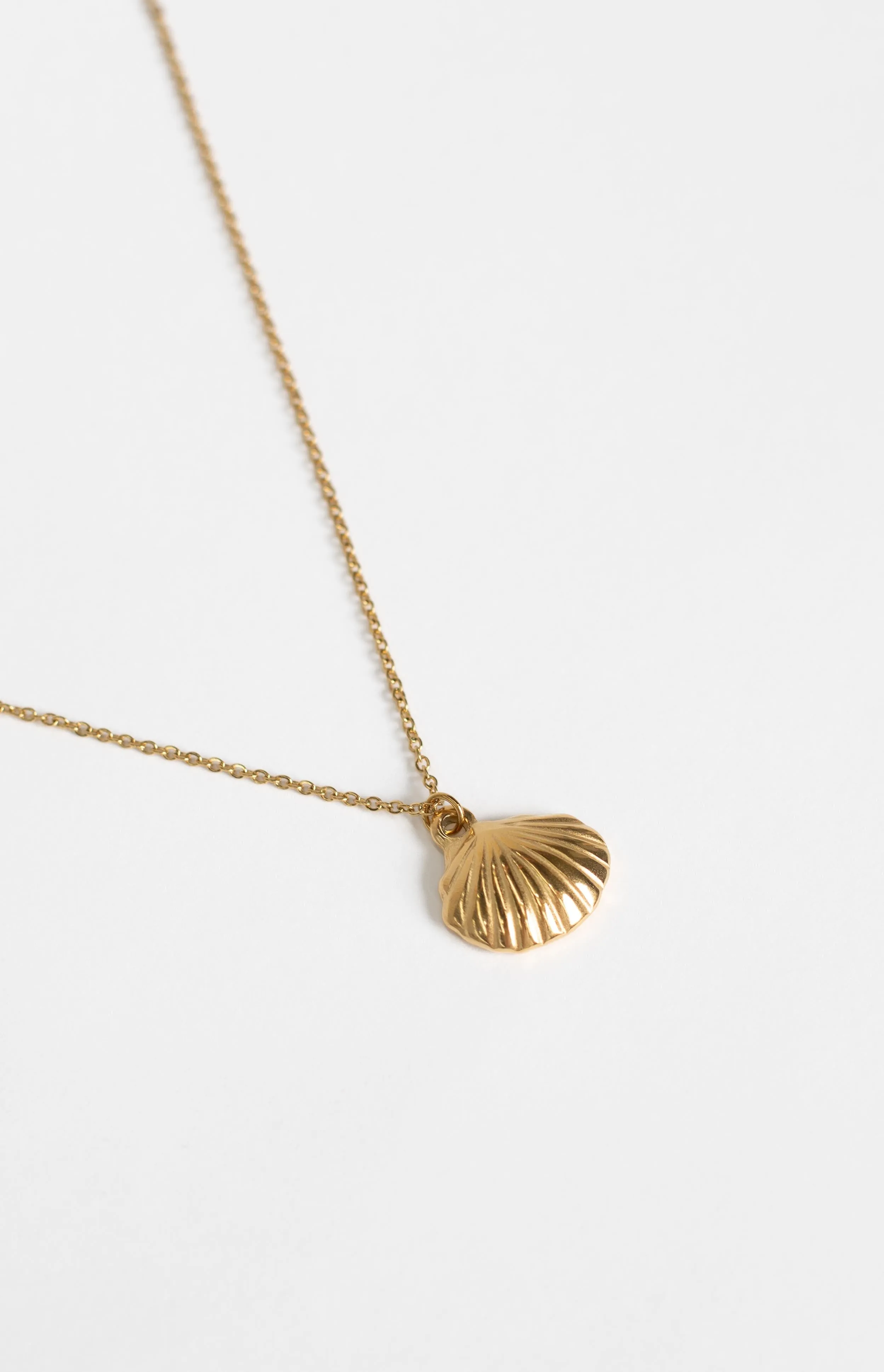 Ariel Gold Shell Necklace