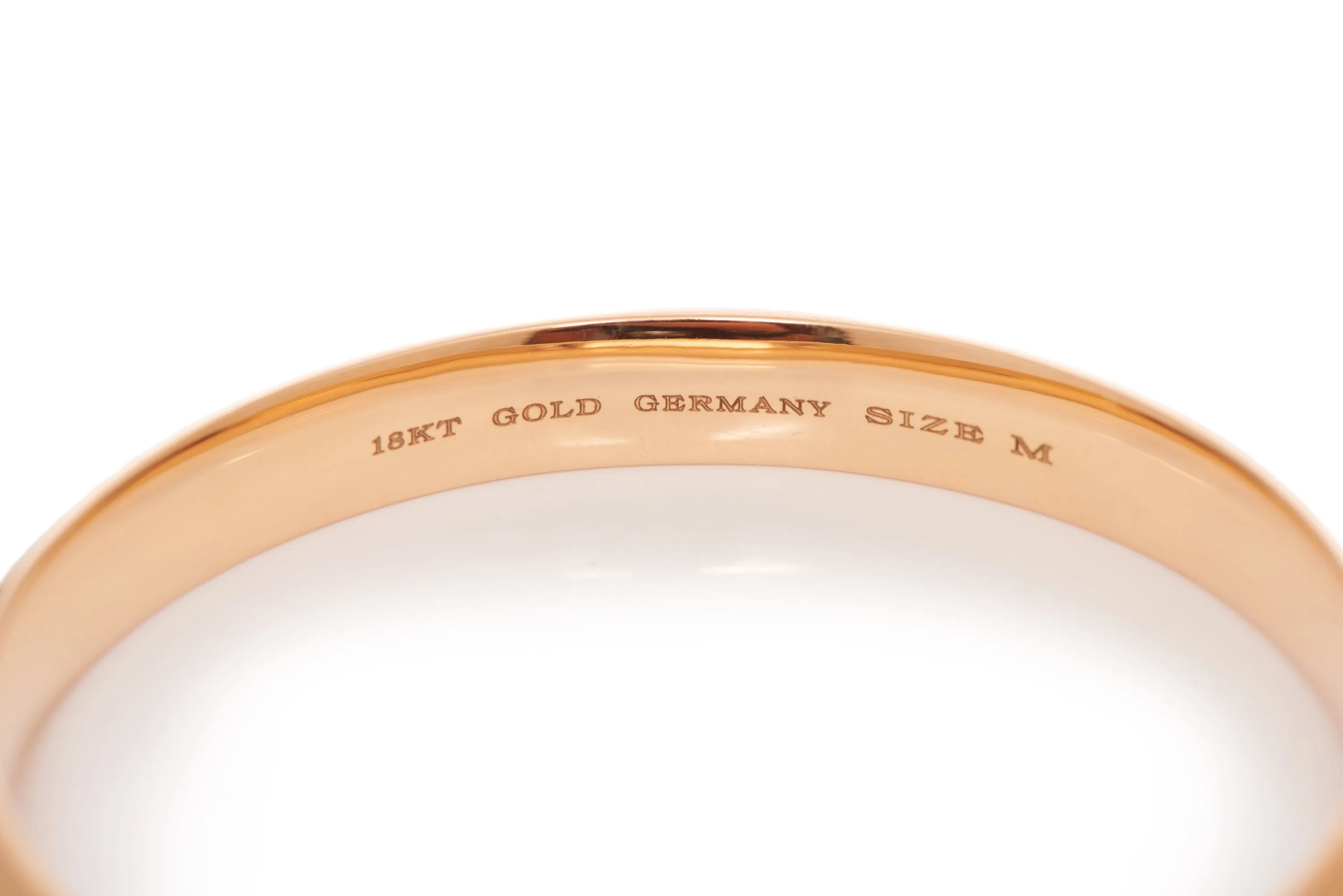 Bangle in 18K Rose Gold & Vitreous Black Enamel