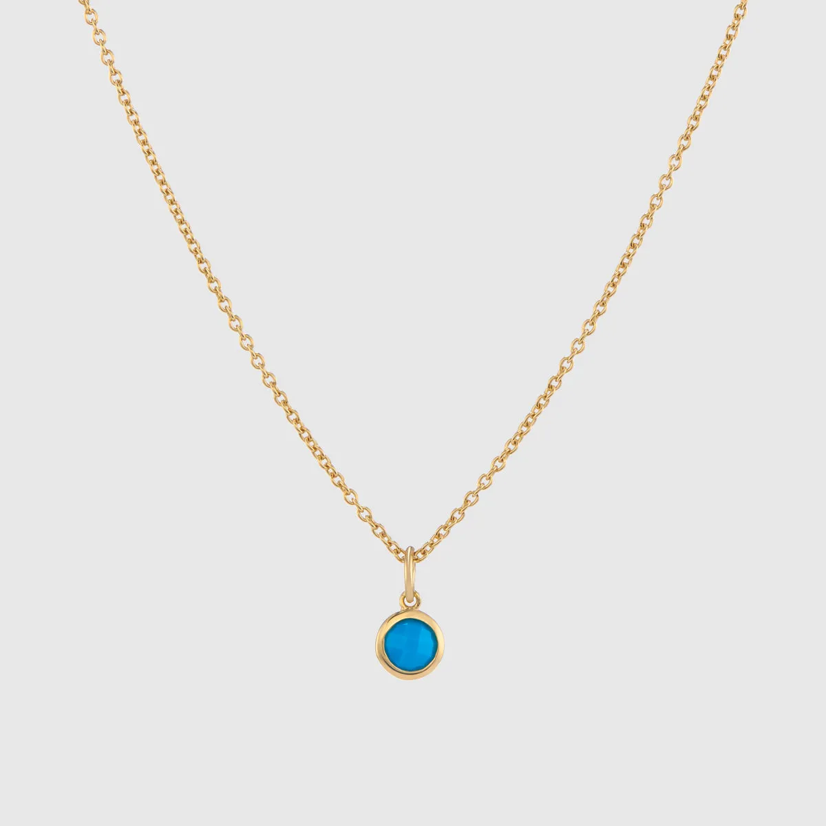 Bilbao Birthstone Gold Vermeil Necklace