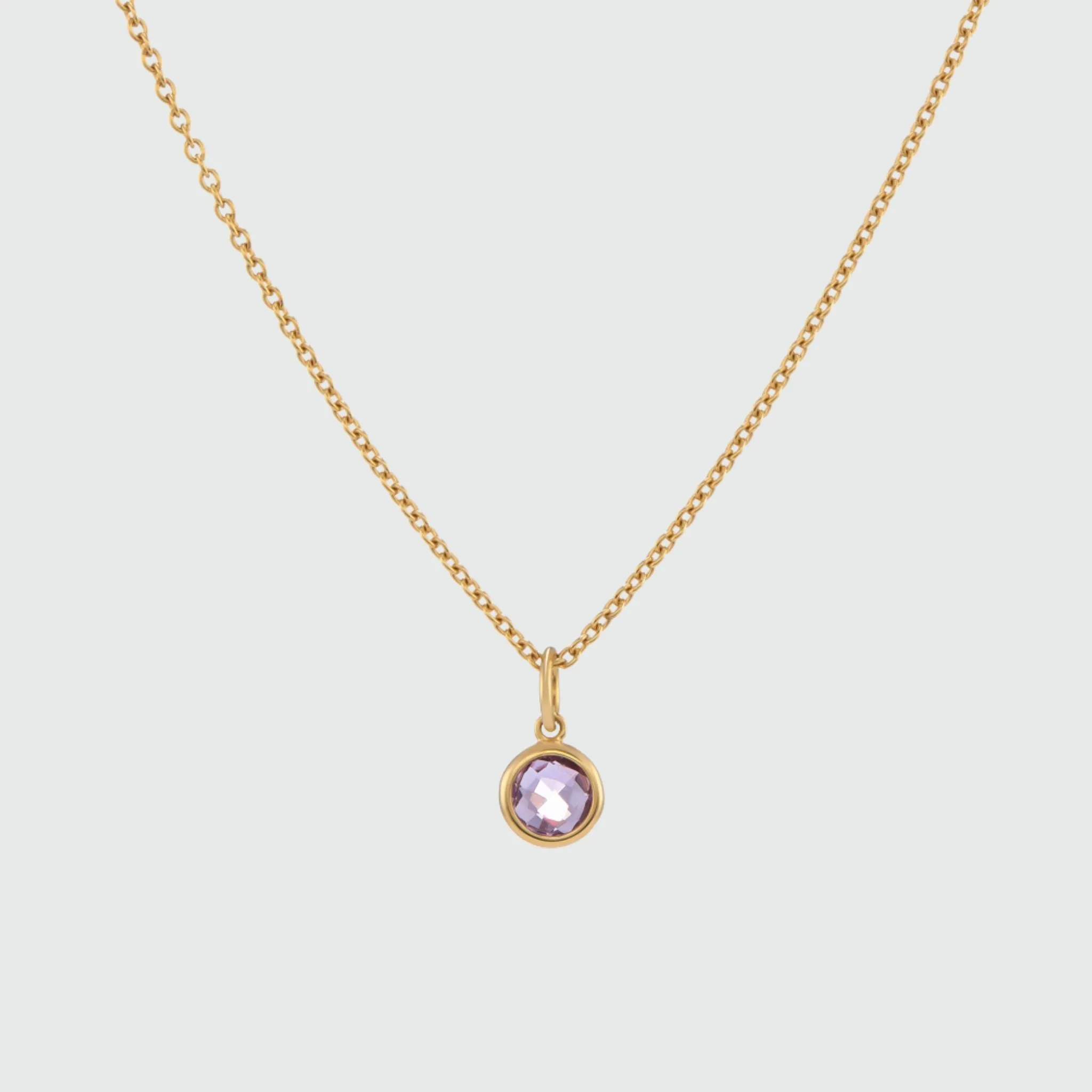 Bilbao Birthstone Gold Vermeil Necklace