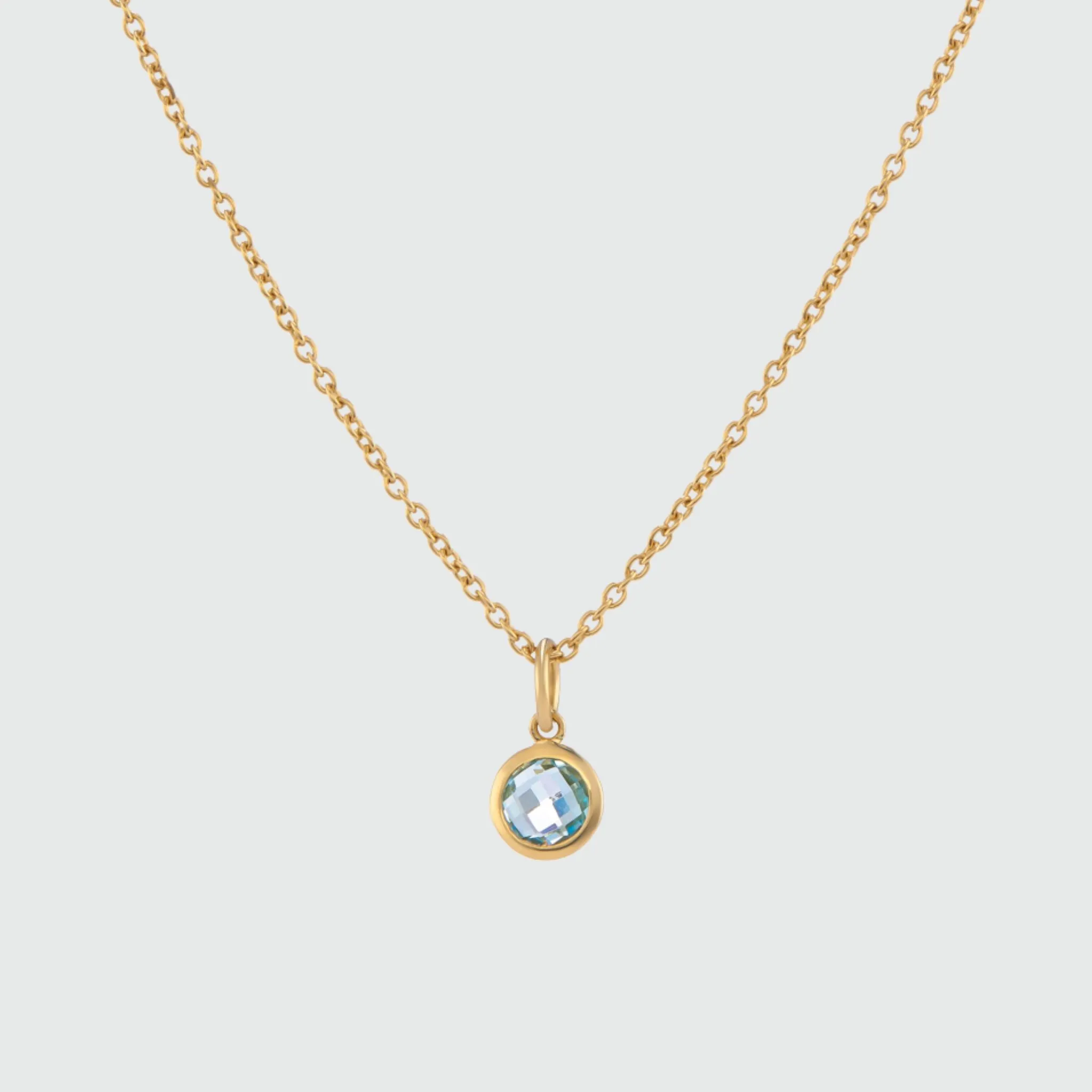 Bilbao Birthstone Gold Vermeil Necklace