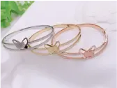 Butterfly Bangle Bracelet