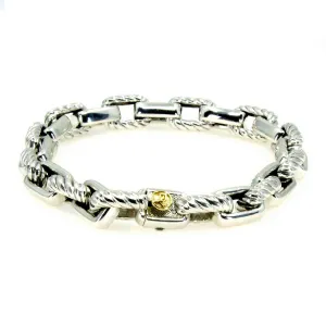 David Yurman Square Cable Link Bracelet