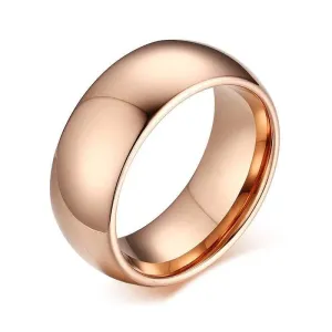 Domed Men's 8mm Tungsten Wedding Band