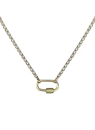 DOUBLE LIFE Carabiner Necklace