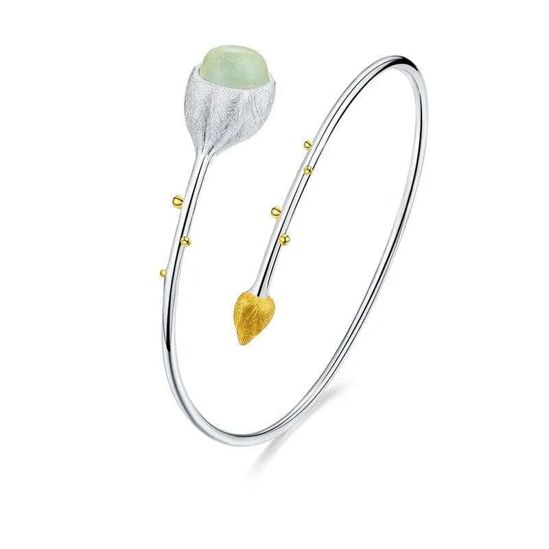 Elegant Lotus Buds Bangles