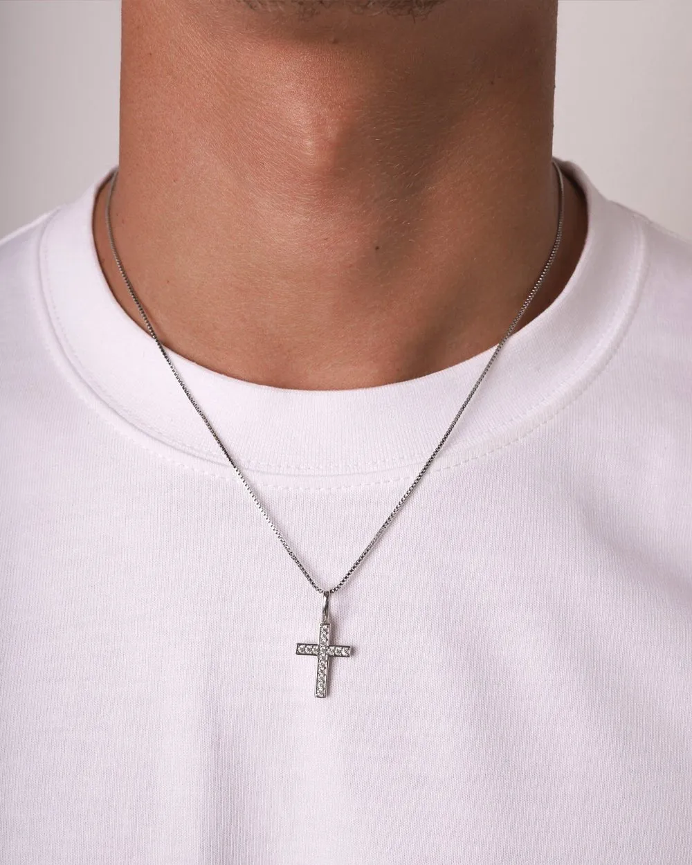 FAITH PENDANT 925. - WHITE GOLD