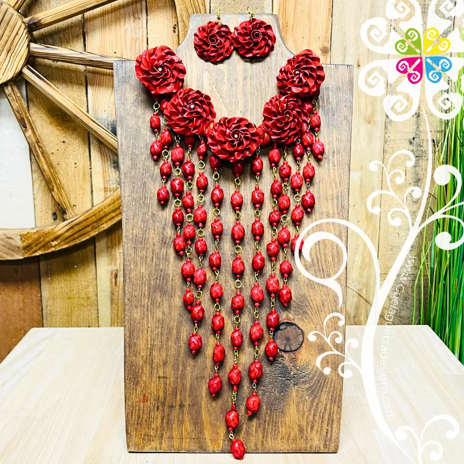 Flower Beads Palm Set