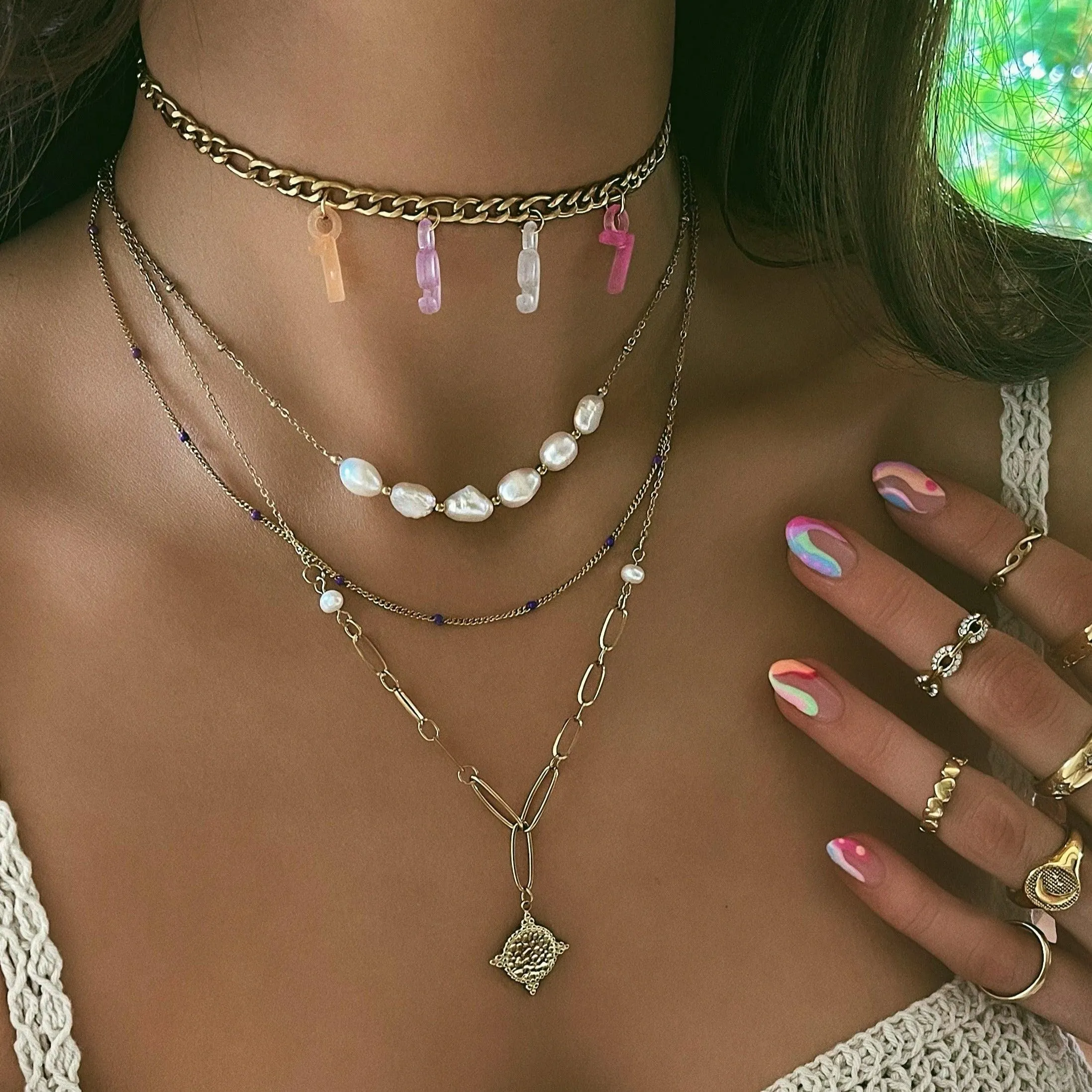 Frosted Custom Year Choker