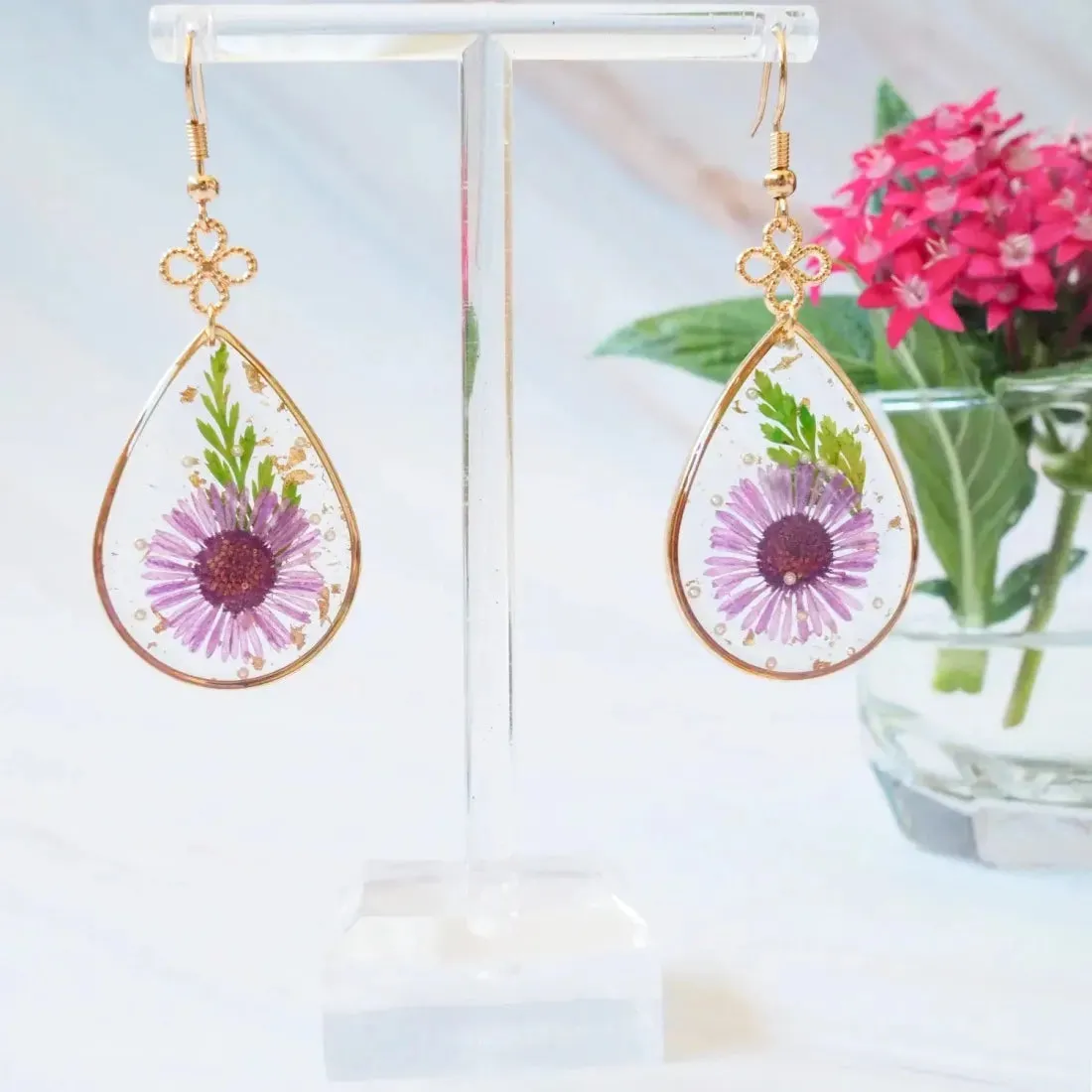 Garden Glimpse Glass Earrings