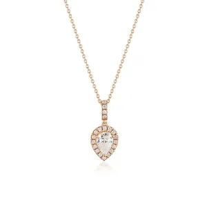 GEORGINI LUXE SPLENDORE PENDANT ROSE GOLD