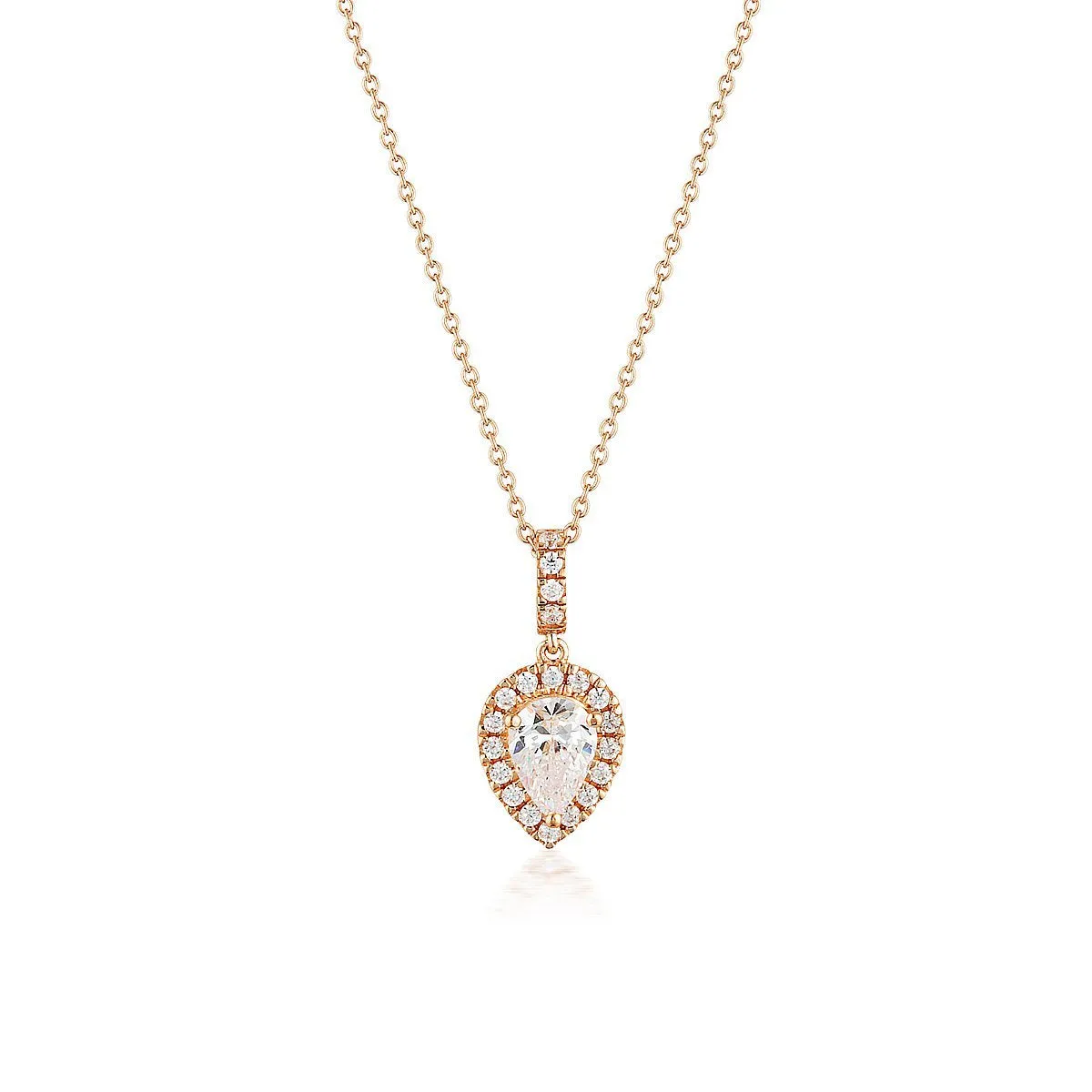 GEORGINI LUXE SPLENDORE PENDANT ROSE GOLD