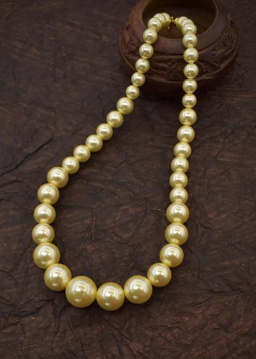 GLITTERING MULTI COLOUR PEARL NECKLACE