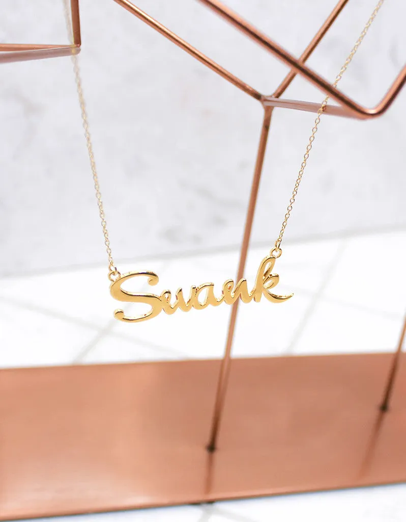 Gold Swank Necklace