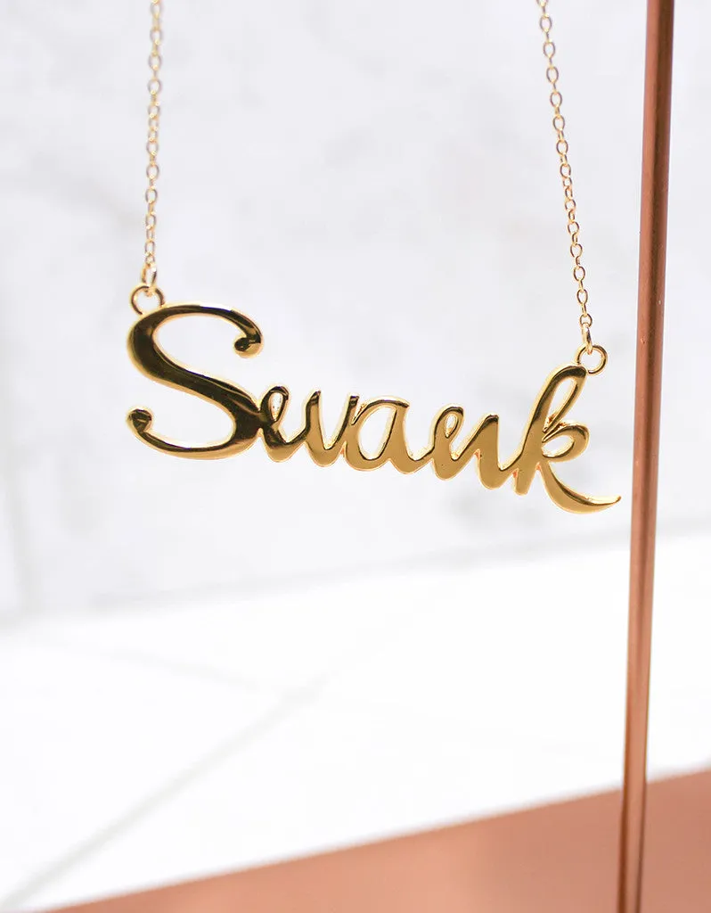 Gold Swank Necklace