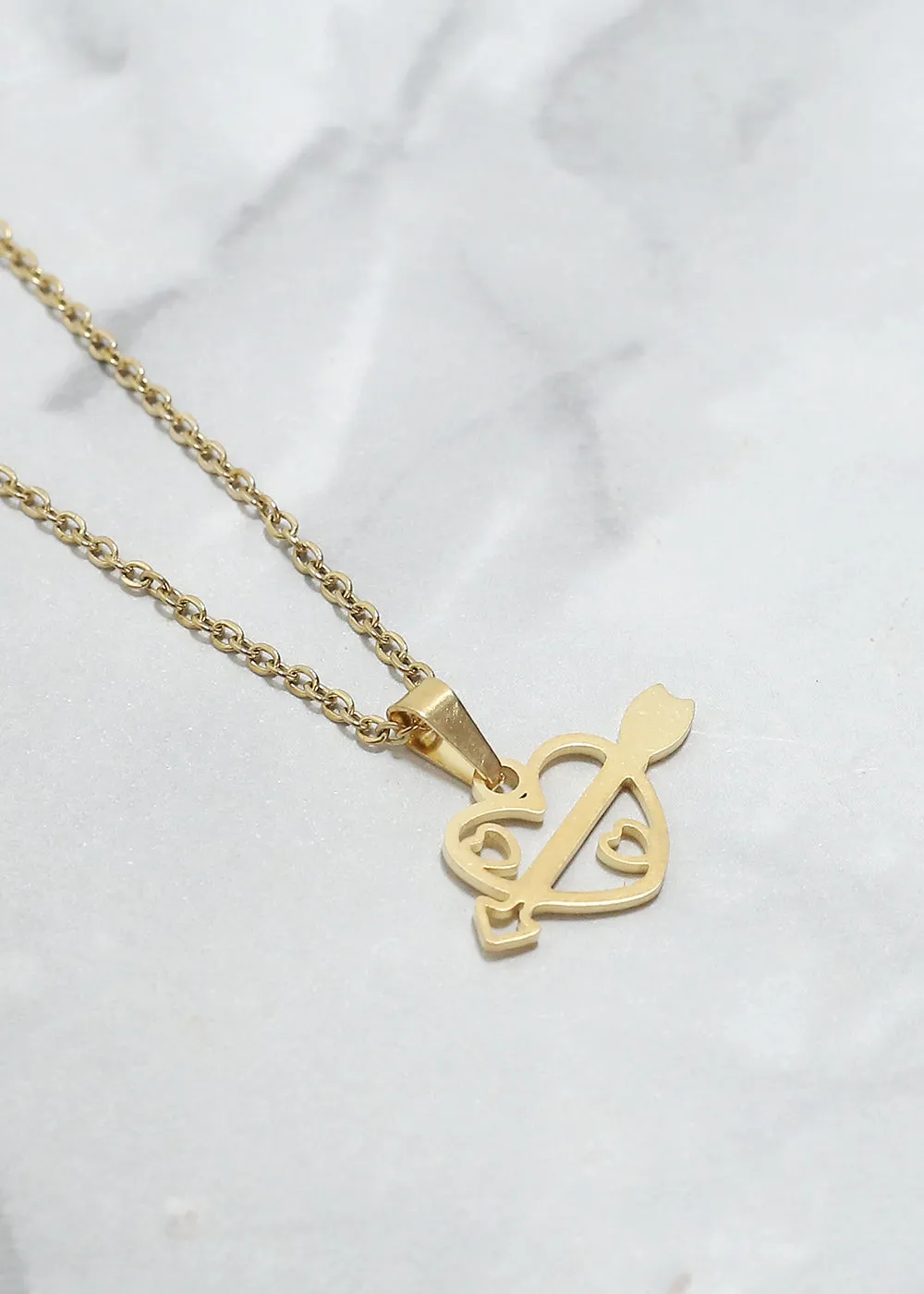 Heart & Arrow Necklace