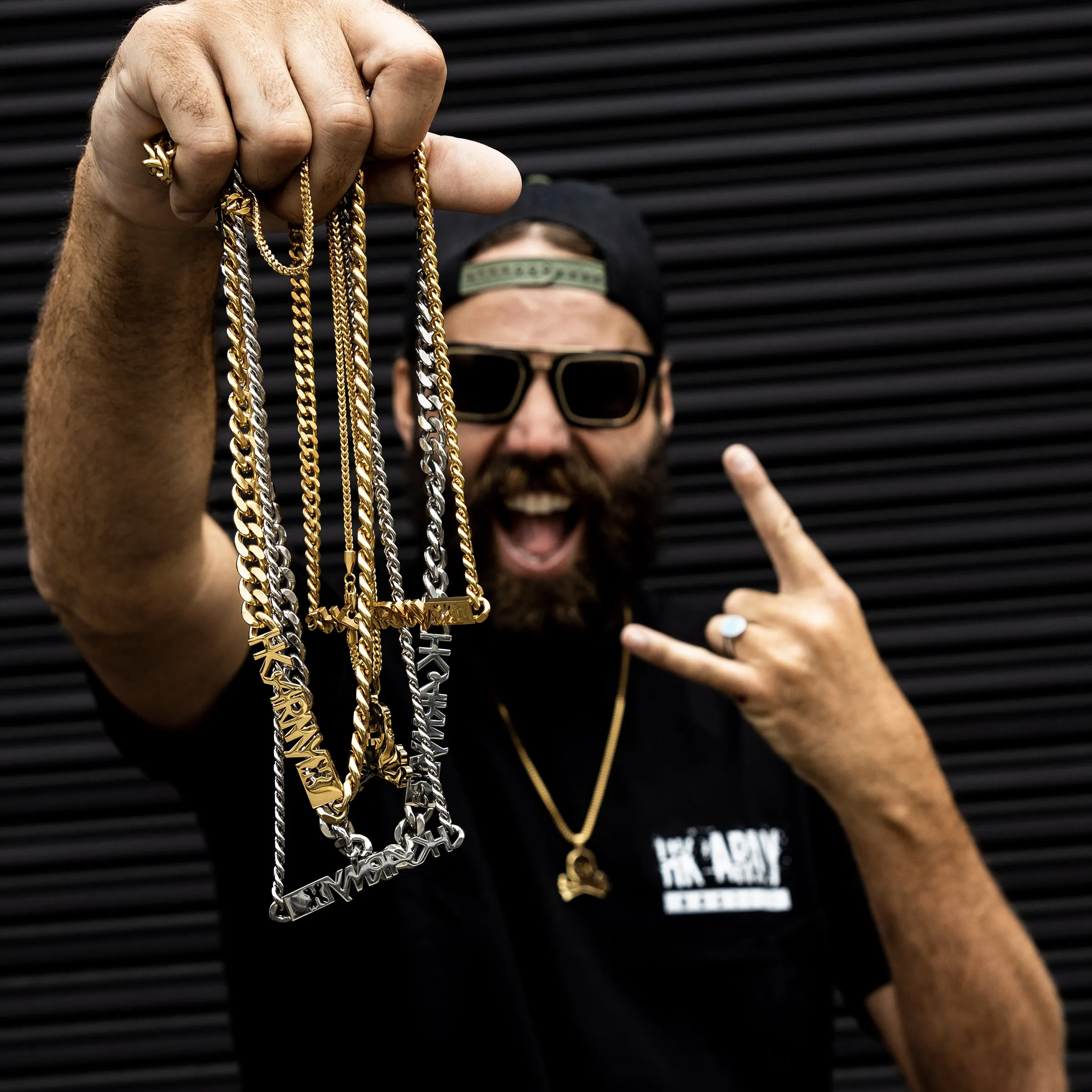 HKARMY Cuban Link Chain - 7mm Gold