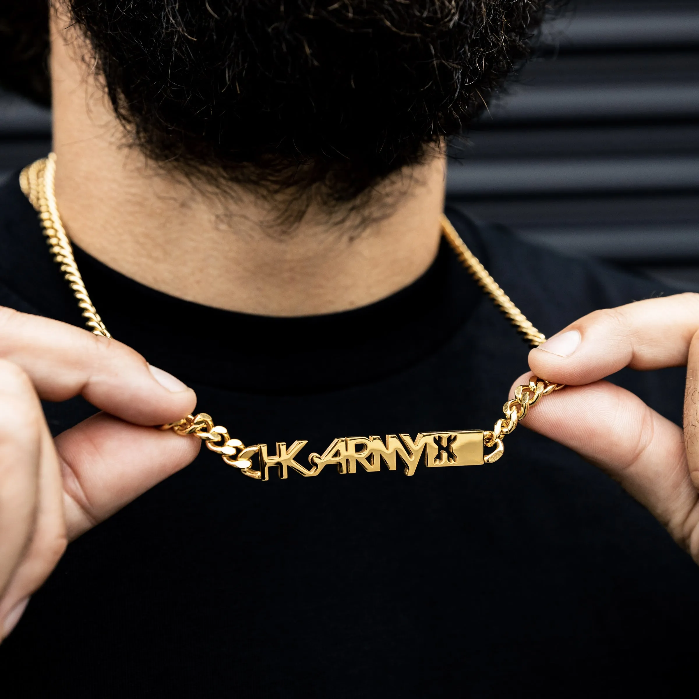 HKARMY Cuban Link Chain - 7mm Gold