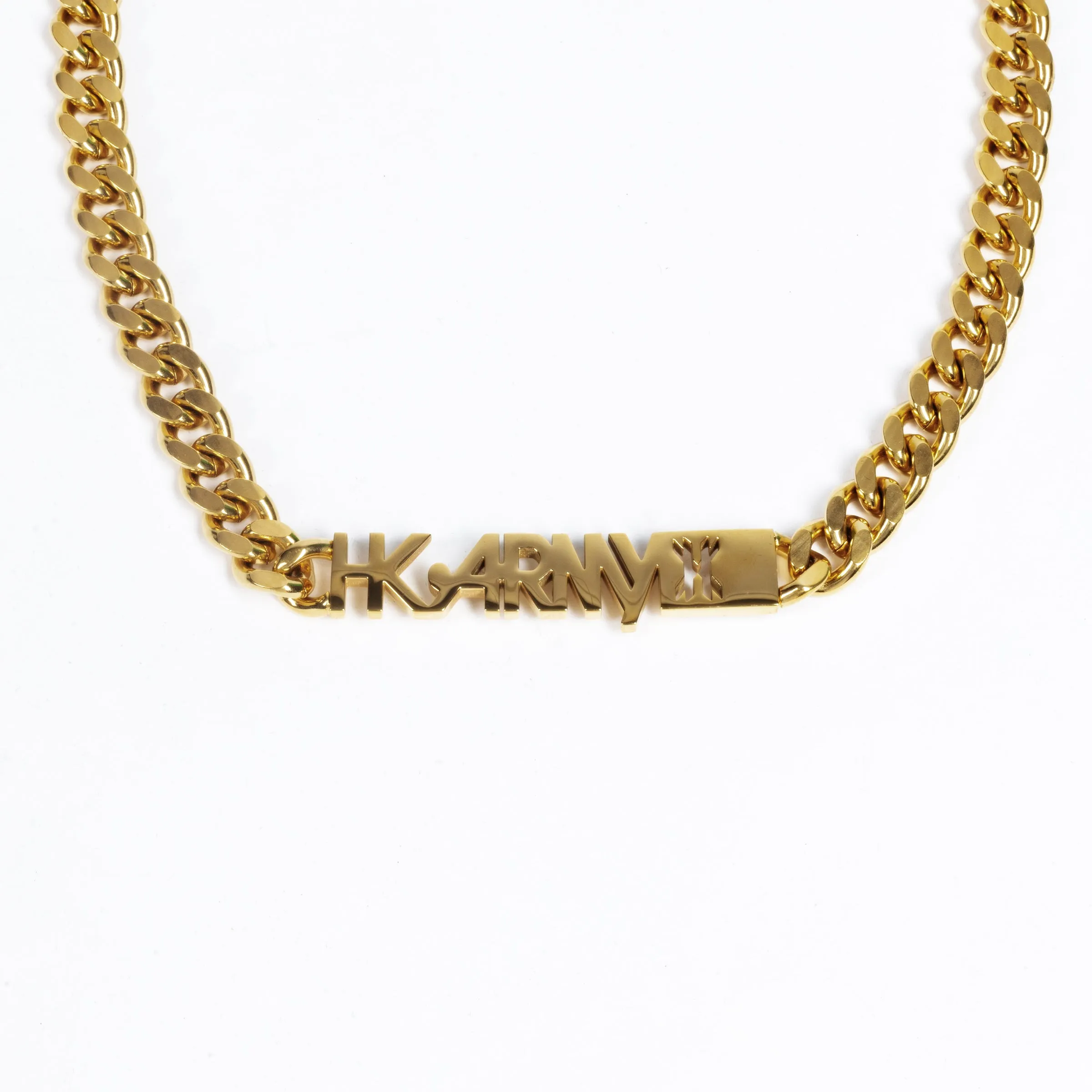 HKARMY Cuban Link Chain - 7mm Gold