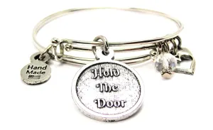 Hold The Door Expandable Bangle Bracelet Set