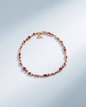 La Fantaisie Star Dust Ruby Bracelet