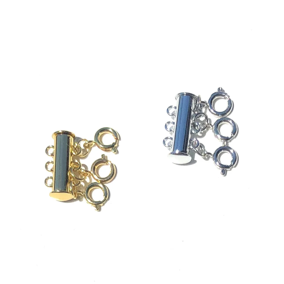 Layered Necklace Spacer-3 Clasps