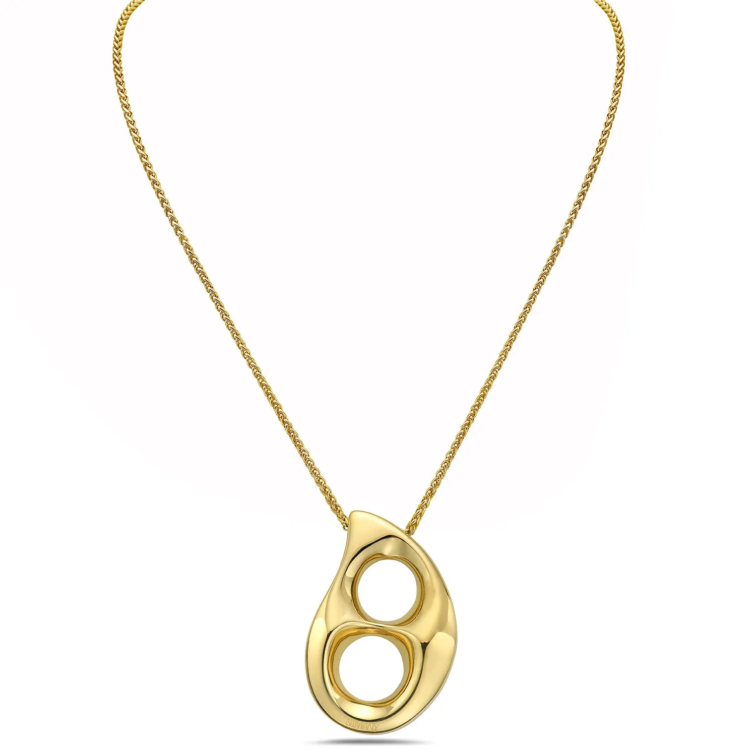 Luna Drop Necklace Gold