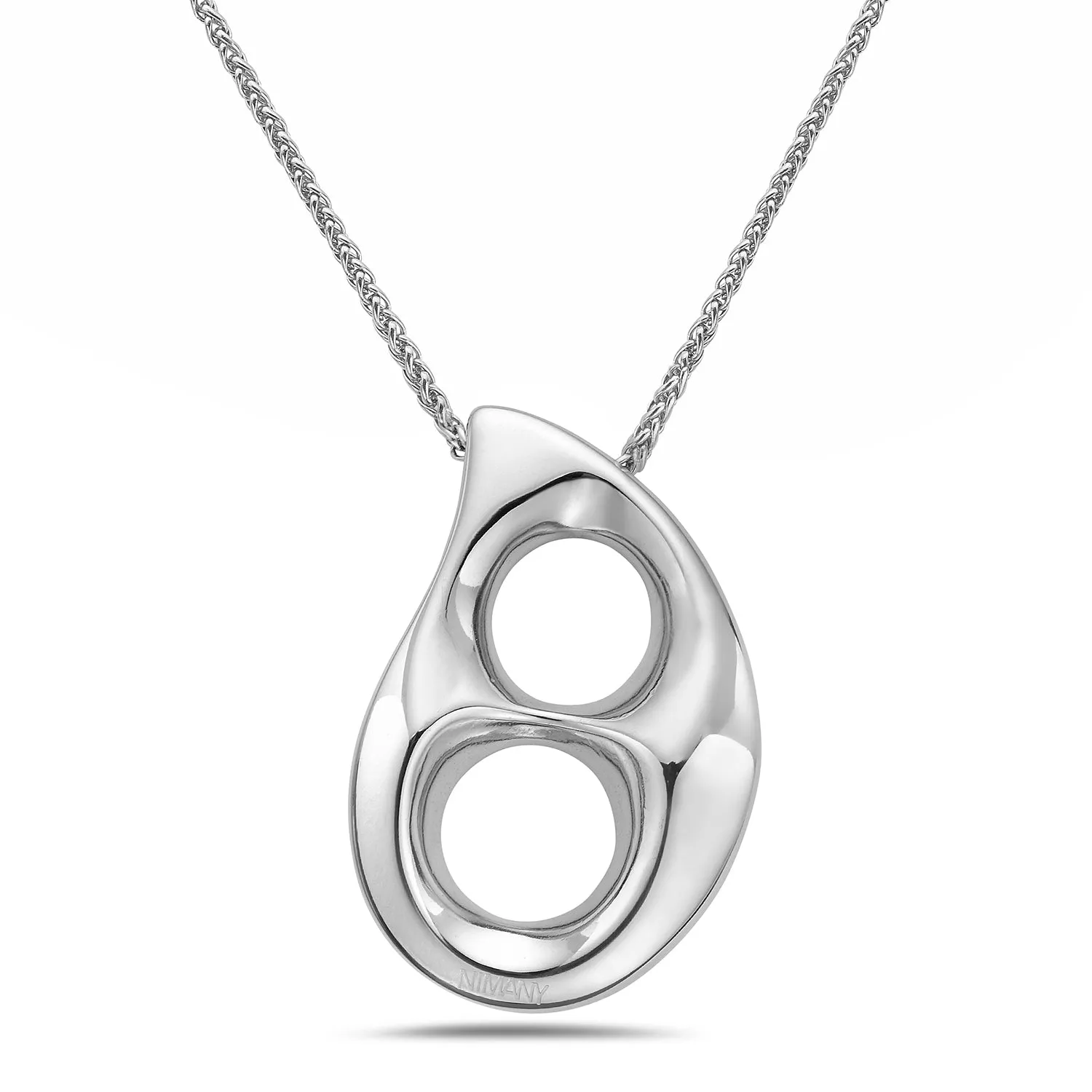 Luna Drop Necklace Steel