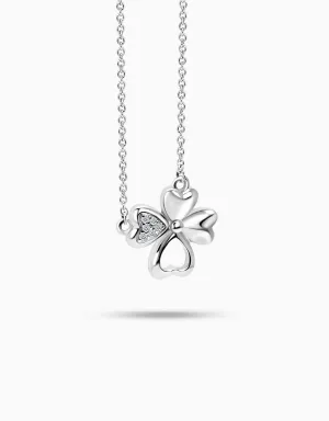 LVC Charmes Clover Diamond Necklace