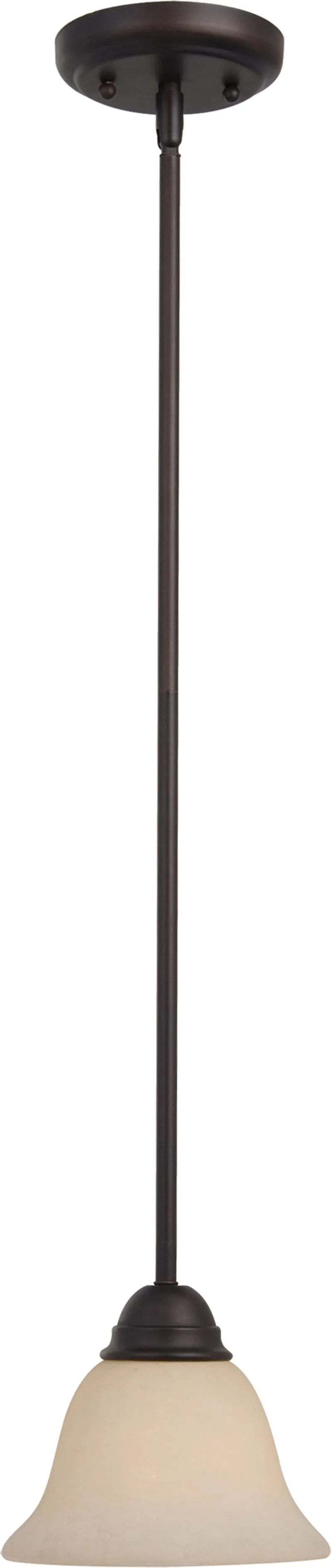 Manor 7" Single Light Mini-Pendant in Oil Rubbed Bronze